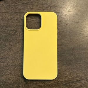 Silicone iPhone 13 pro max case.
